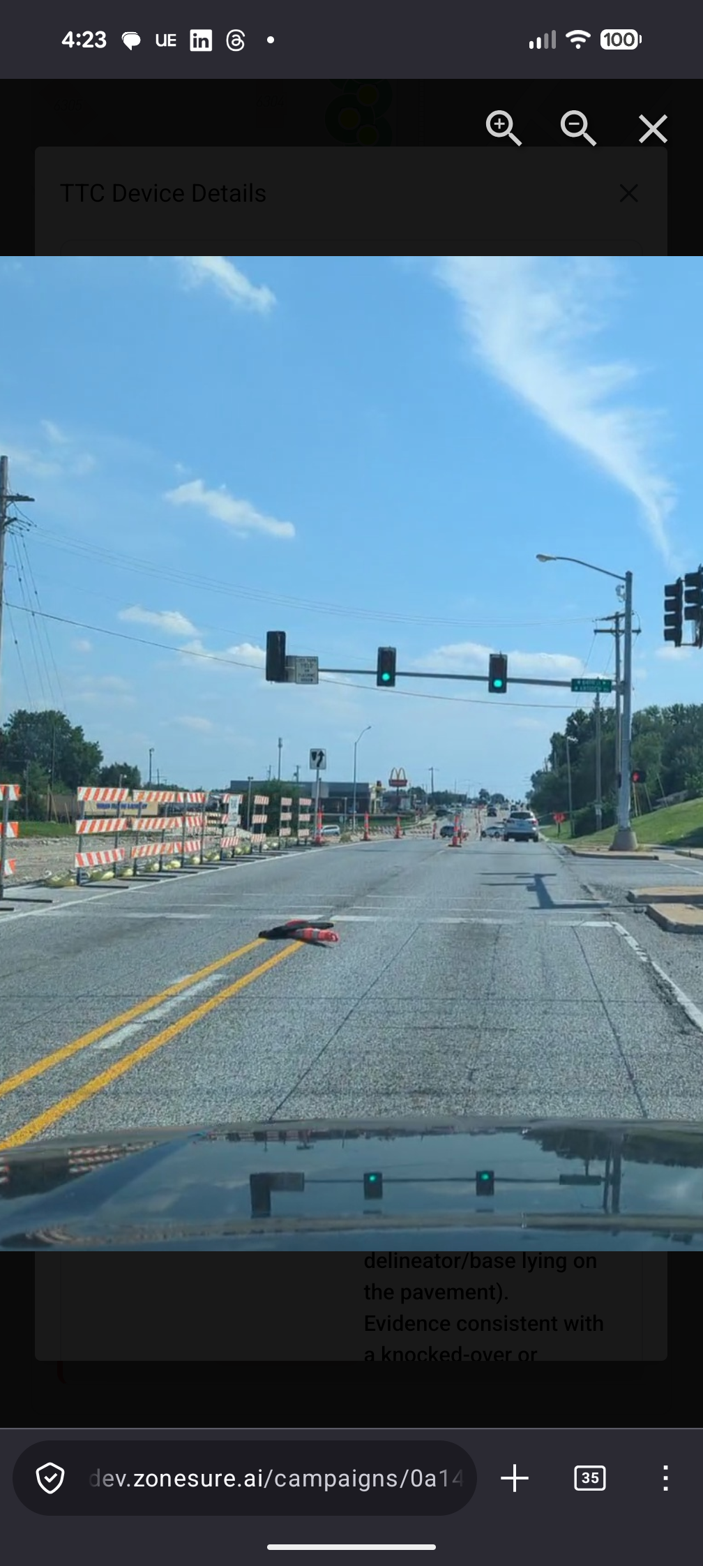 Zone Sure Frame View